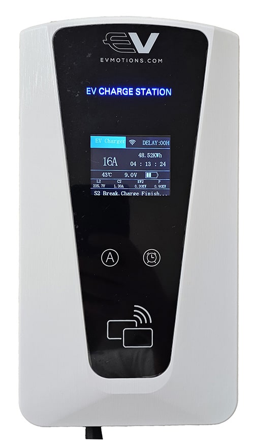 1-EVMOTIONS Delta Smart Wallbox Type2 22kw Wi-Fi EV Töltő
