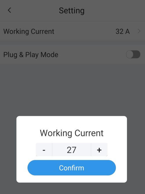 7-TEISON Smart Wallbox Type2 7.4kw Wi-Fi EV Töltő